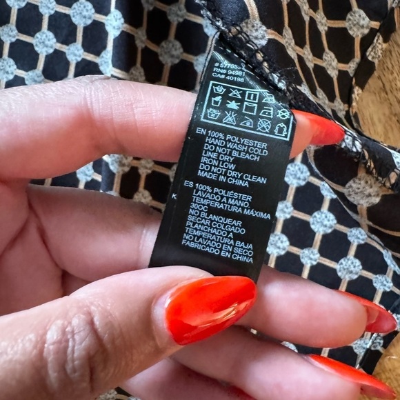 Forever 21 size small tank high low hi lo open slit back EUC used navy blue gold - Picture 2 of 7